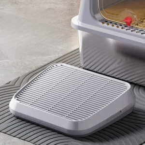 Double Layer Filter Cat Litter Box Universal Sand Leakage Table Anti Splash and Anti Tape Out Control Sand Pad
