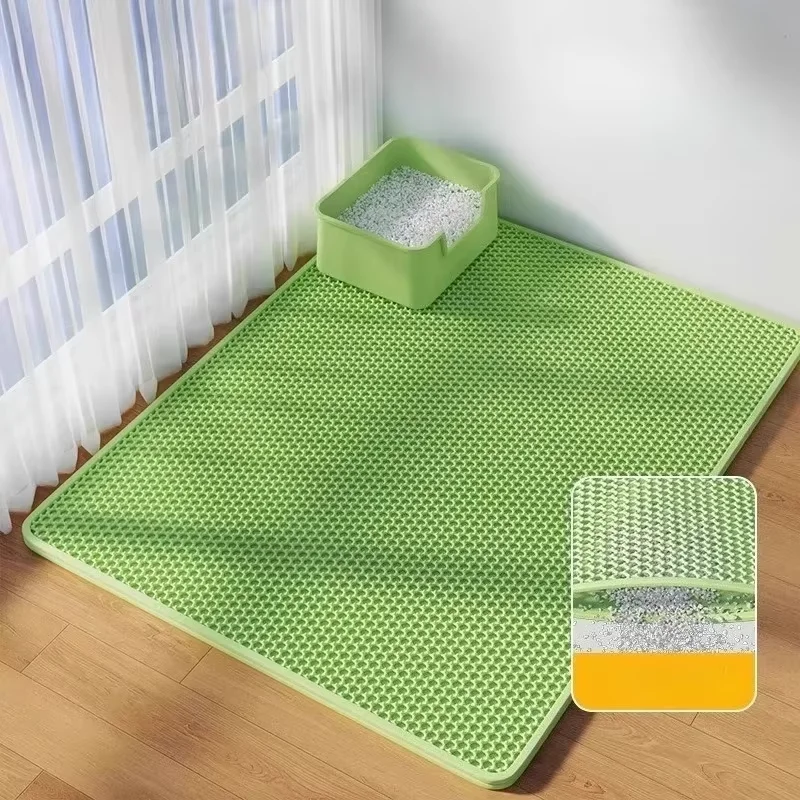 Double Layer Filter Cat Litter Box Universal Sand Leakage Table Anti Splash and Anti Tape Out Control Sand Pad - Image 7